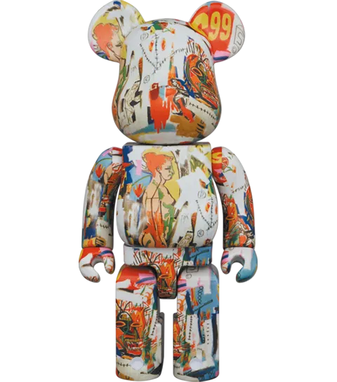 Medicom Toy x BE@RBRICK 400% #4 / Andy Warhol & Jean-Michel Basquiat One Size