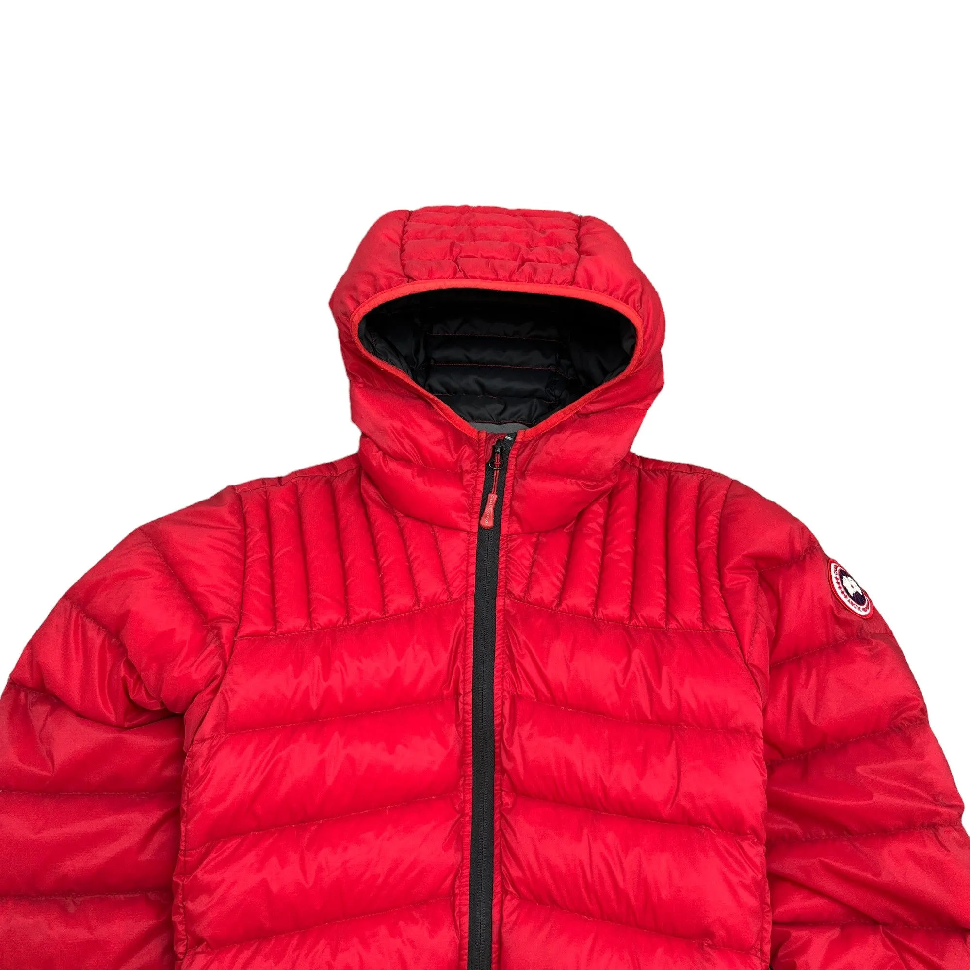 Men's Brookvale Hoody Down Jacket Red Size S