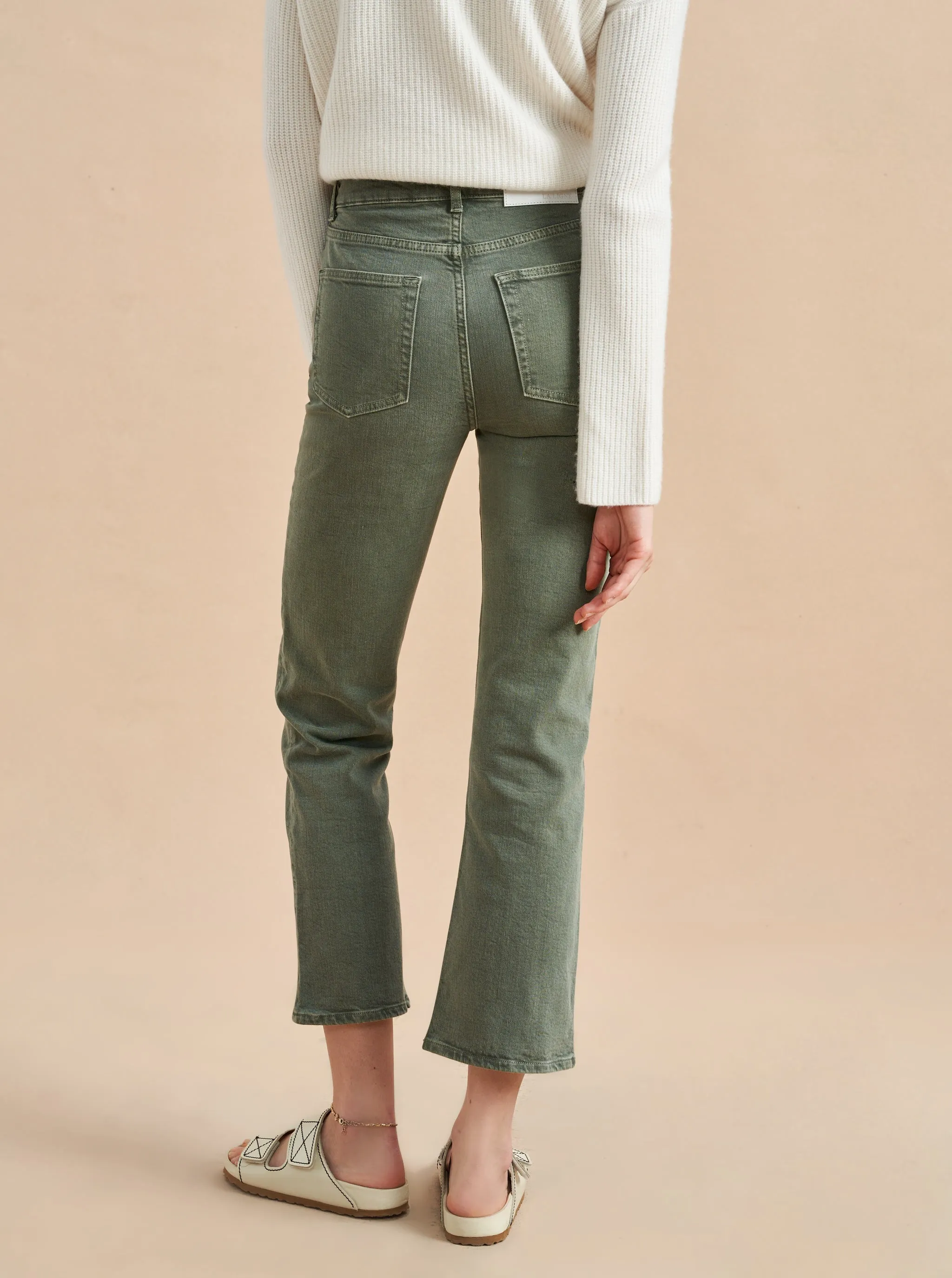 Meredith High-Rise Cropped Flare Jean