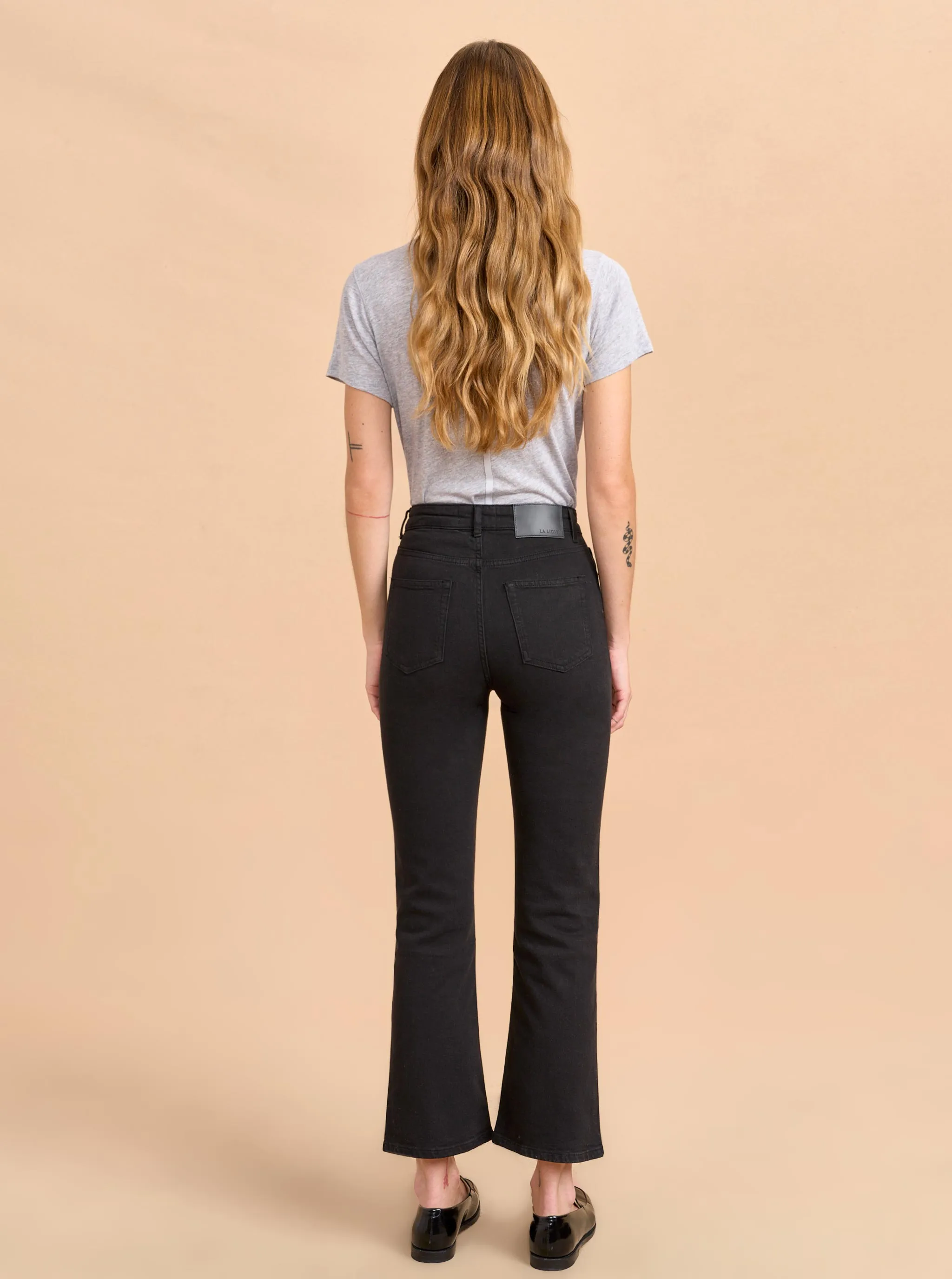 Meredith High-Rise Cropped Flare Jean