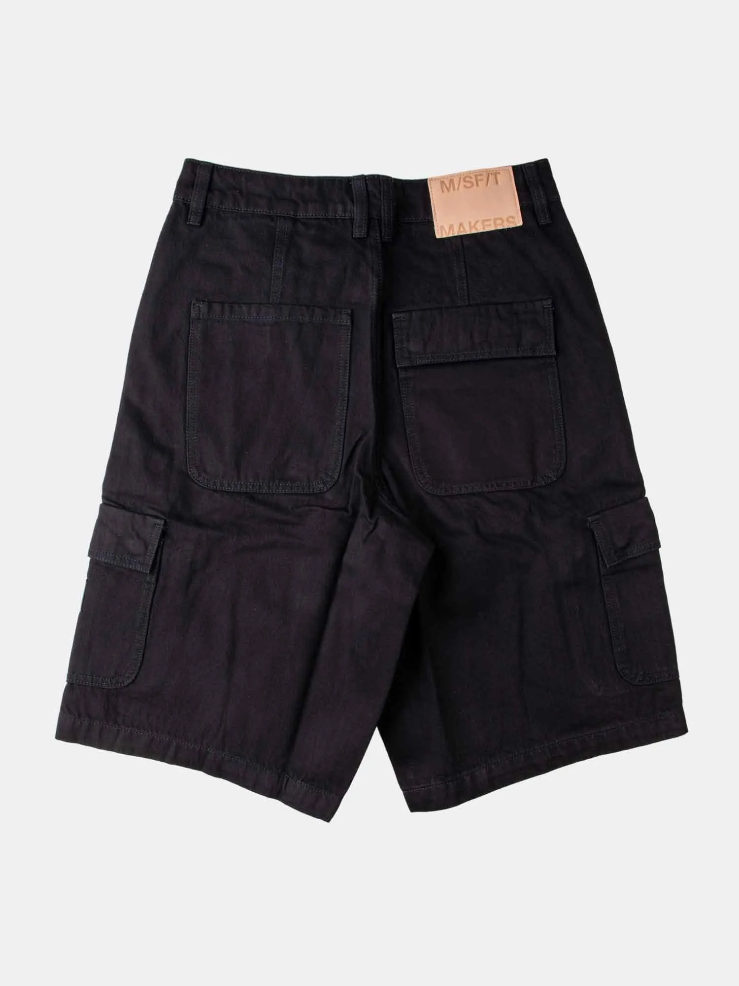 Misfit Mash Jean Shorts - Coal