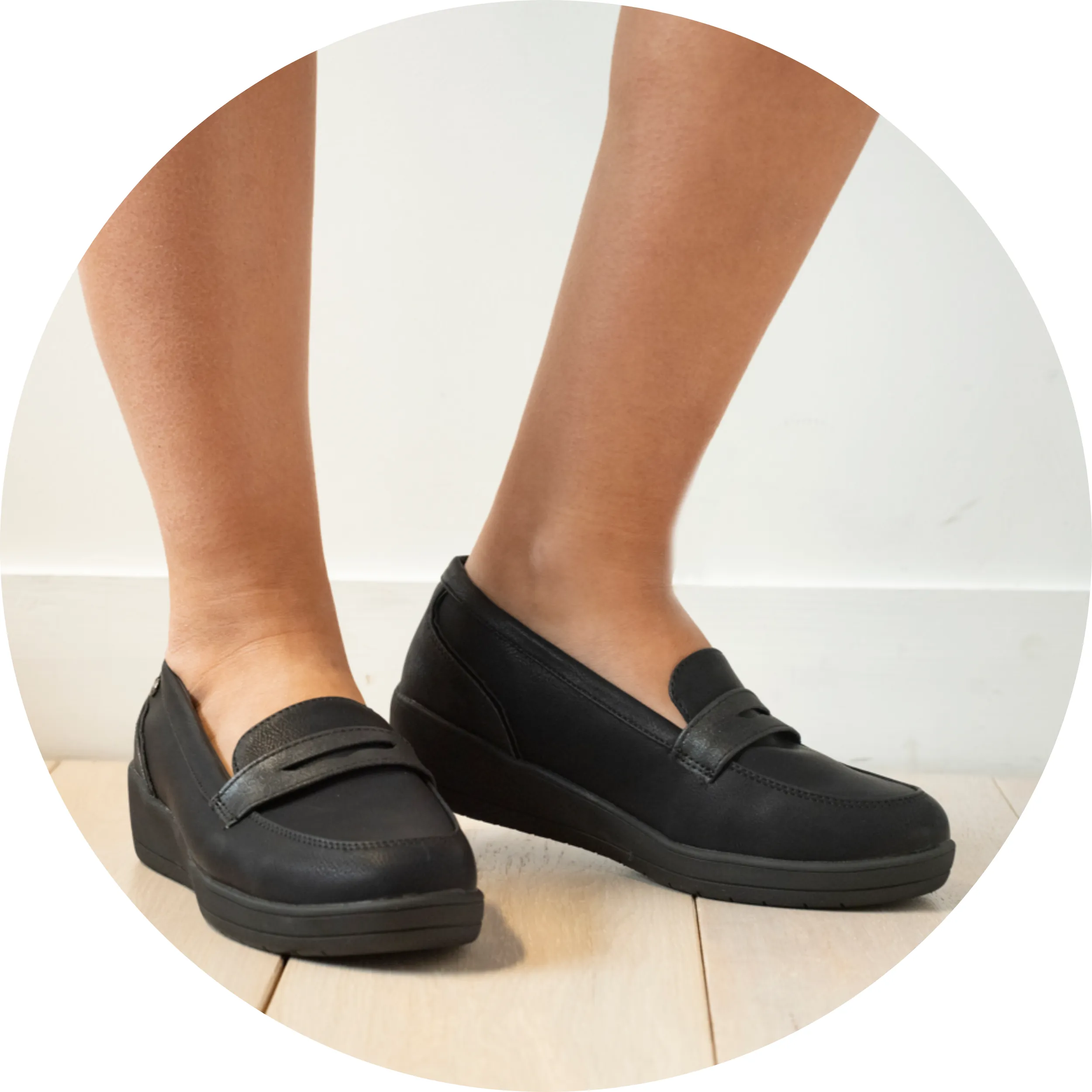 Mocassins Femme CONFORT PLUS classiques Noir