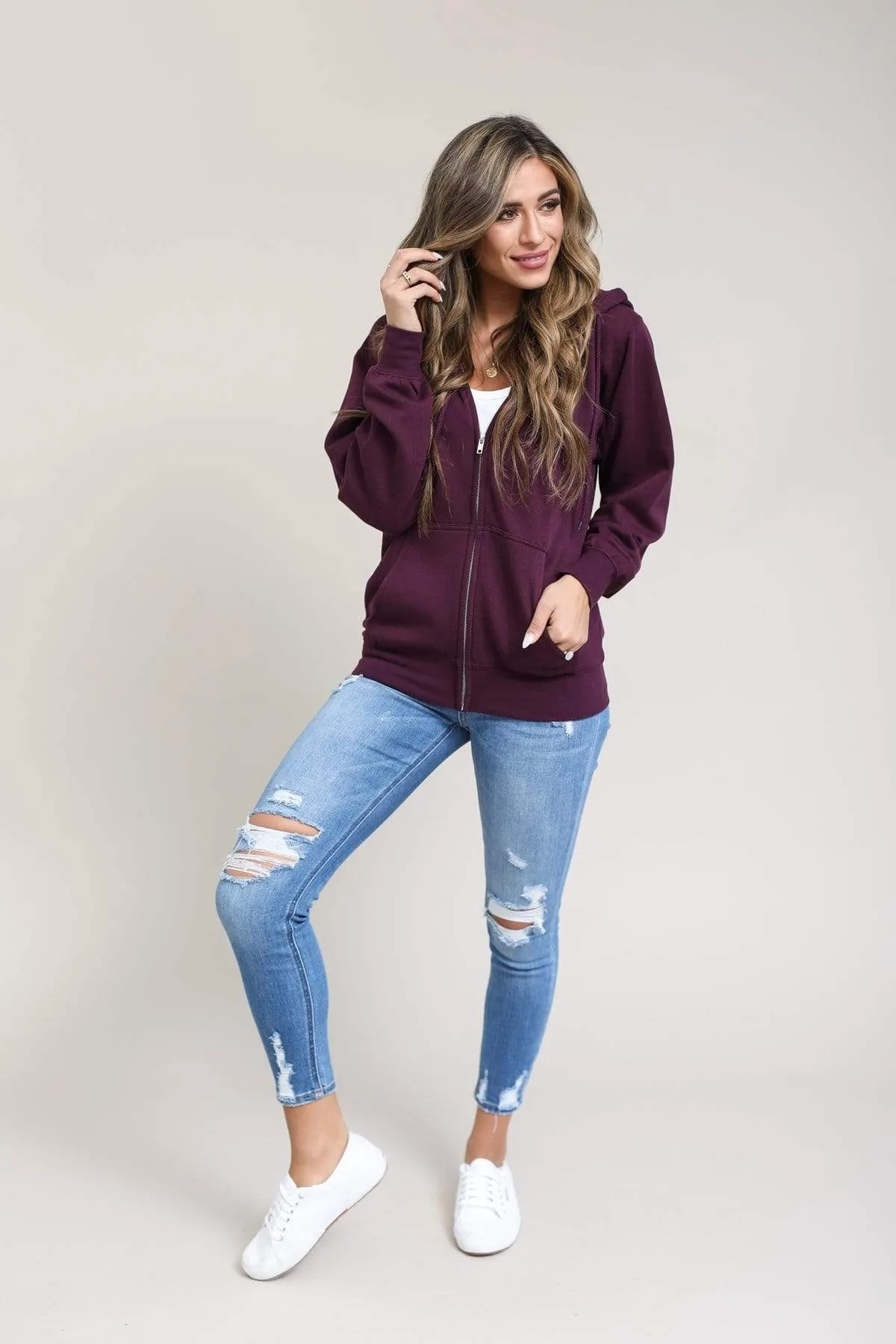 Oversized Fleece Boyfriend Jacket