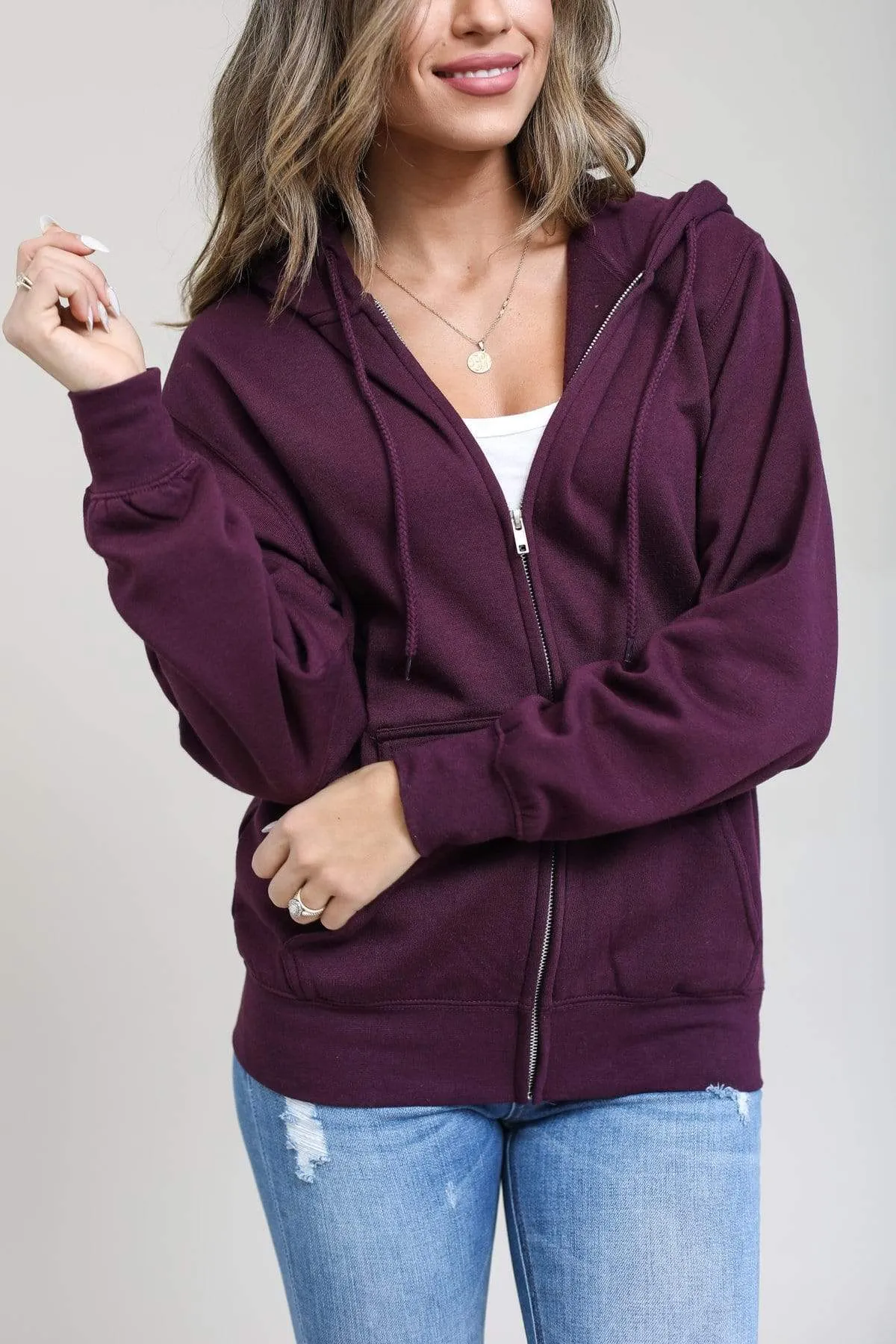 Oversized Fleece Boyfriend Jacket