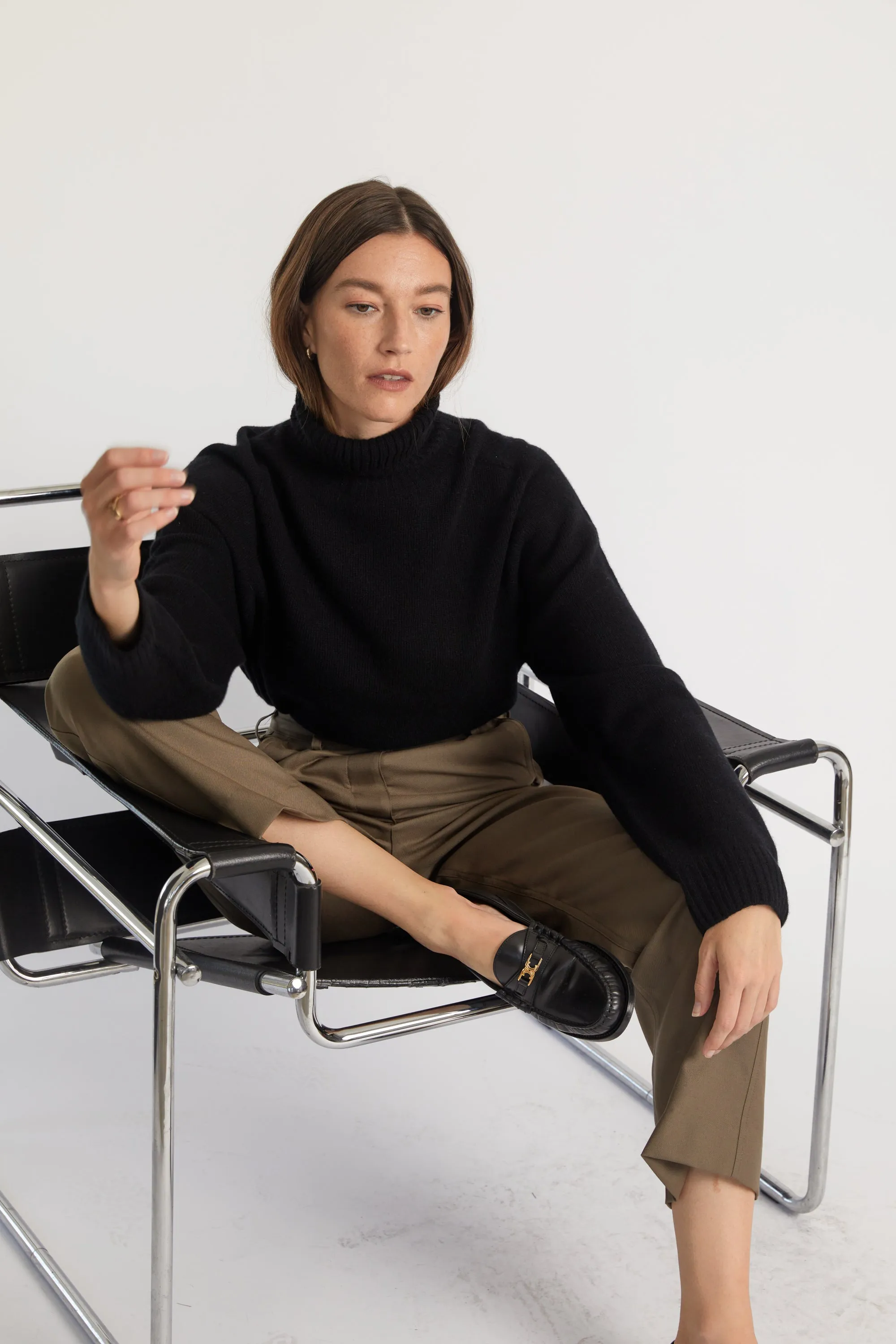 Oversized Wool Turtleneck