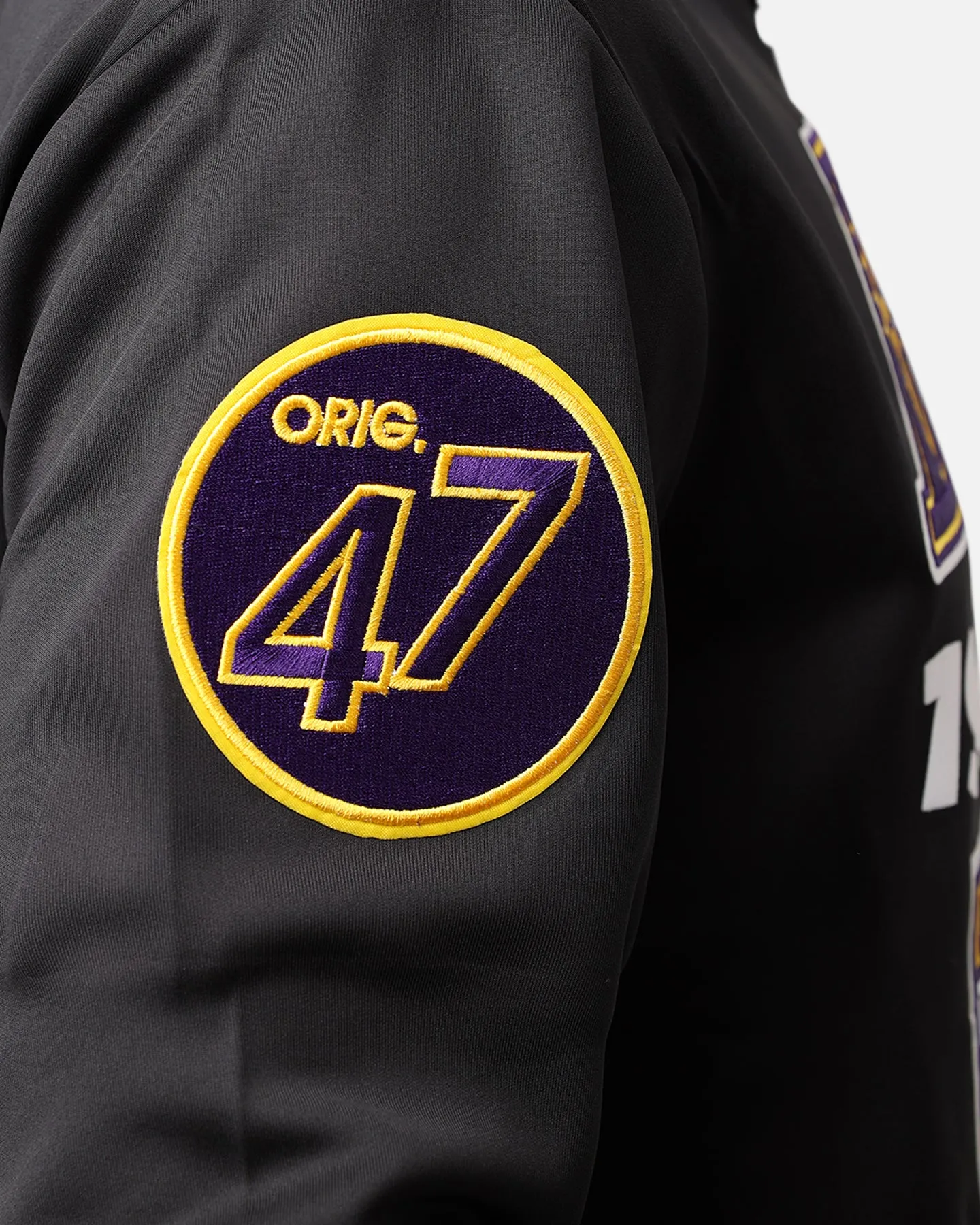 Pro Standard Los Angeles Lakers Fast Lane Track Jacket Black/Purple