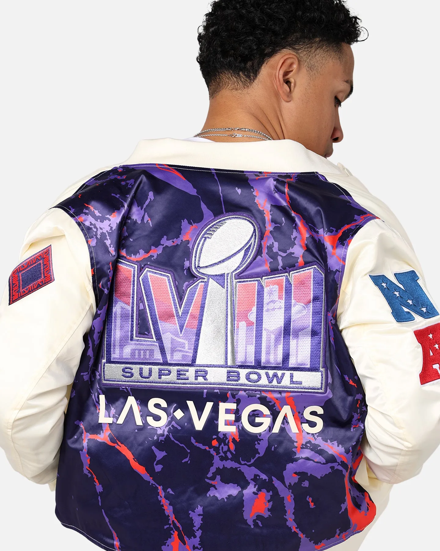 Pro Standard NFL Super Bowl LVIII Sublimated Jacket Eggshell