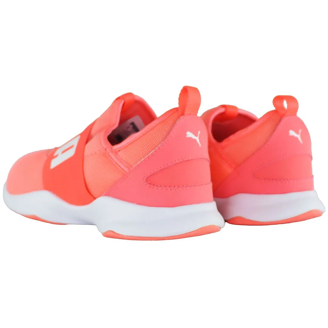 Puma Dare Peach Slip On Womens Running Trainers 363699 02