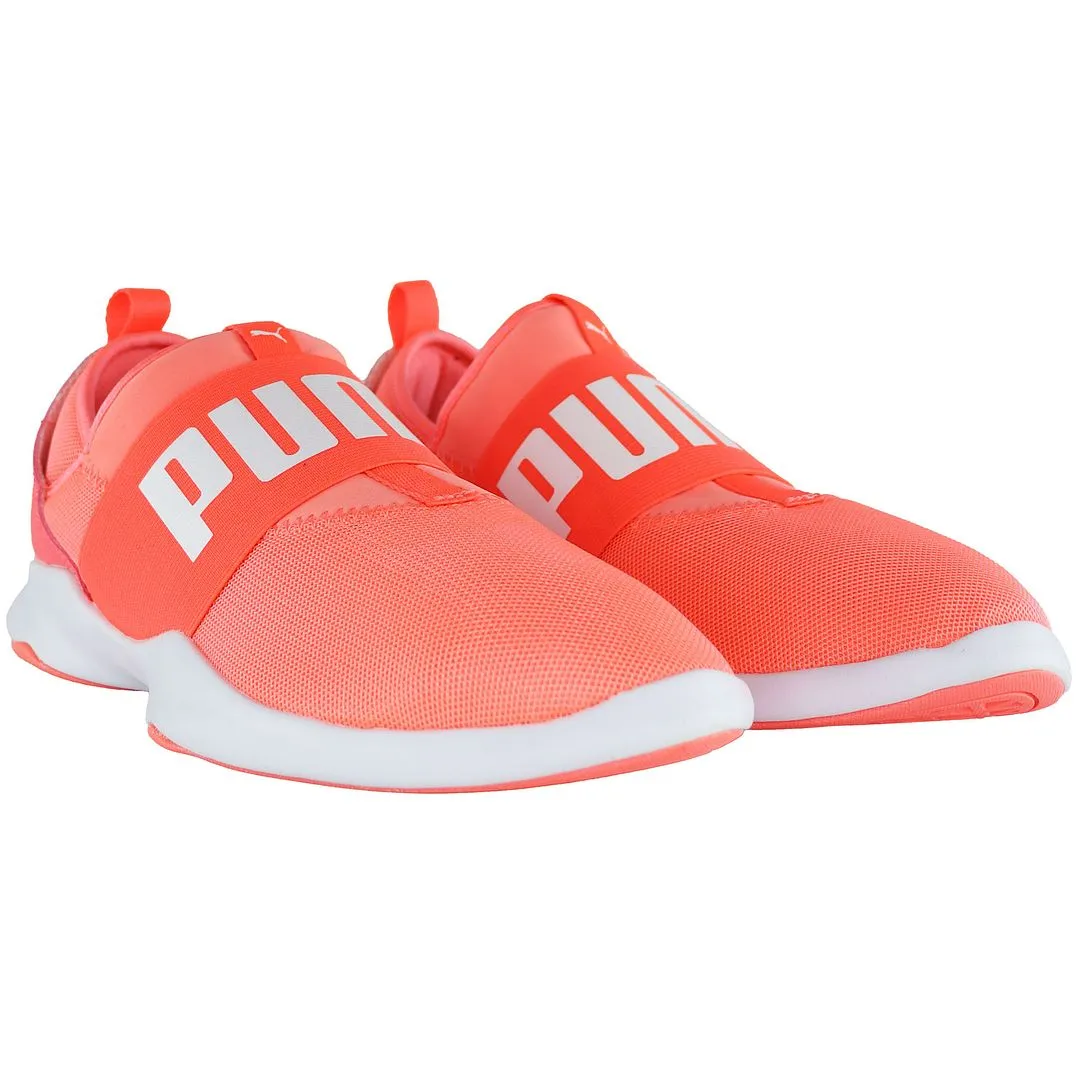 Puma Dare Peach Slip On Womens Running Trainers 363699 02