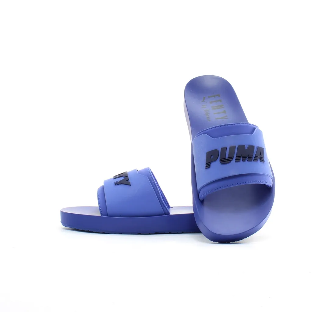 Puma x Rihanna Fenty Surf Blue Synthetic Womens Slip On Sliders 367747 03