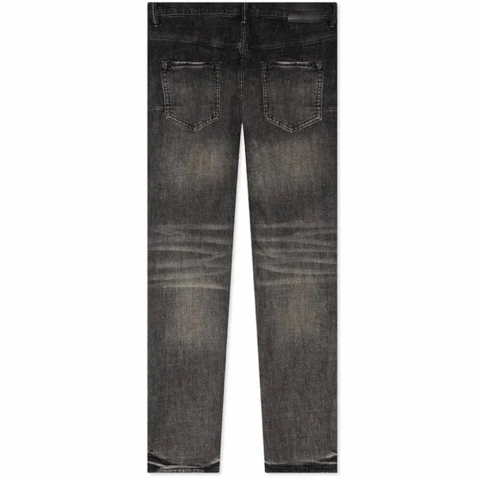 Purple Brand Grey Dirty Blowout Jean (Grey Wash) P002-GEB