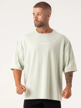 Pursuit Oversized T-Shirt - Spearmint Stonewash