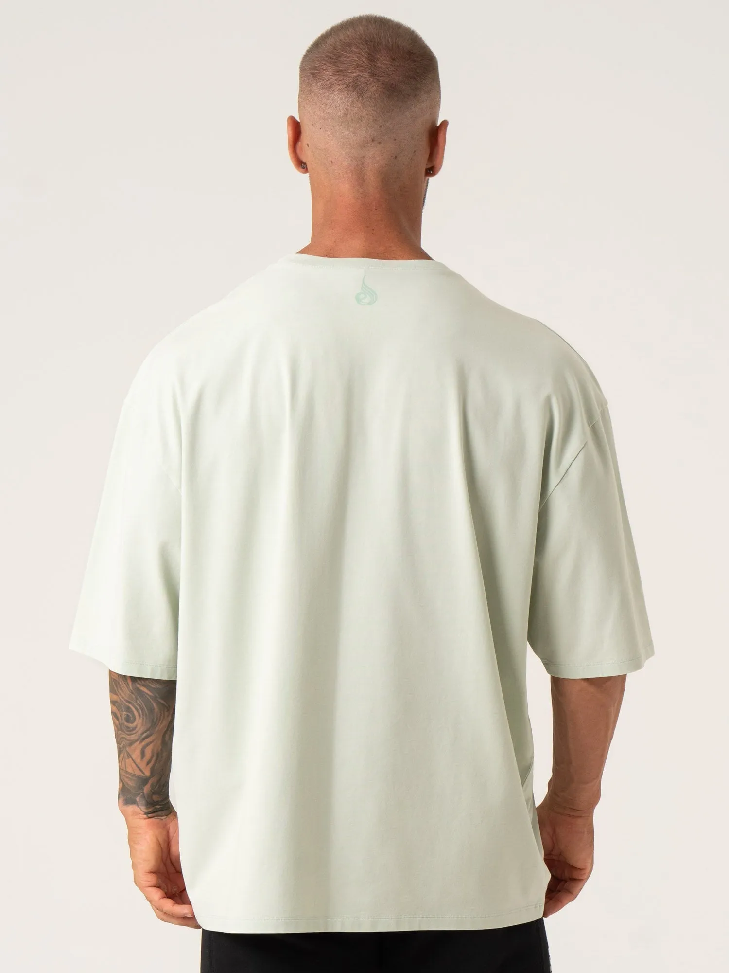 Pursuit Oversized T-Shirt - Spearmint Stonewash