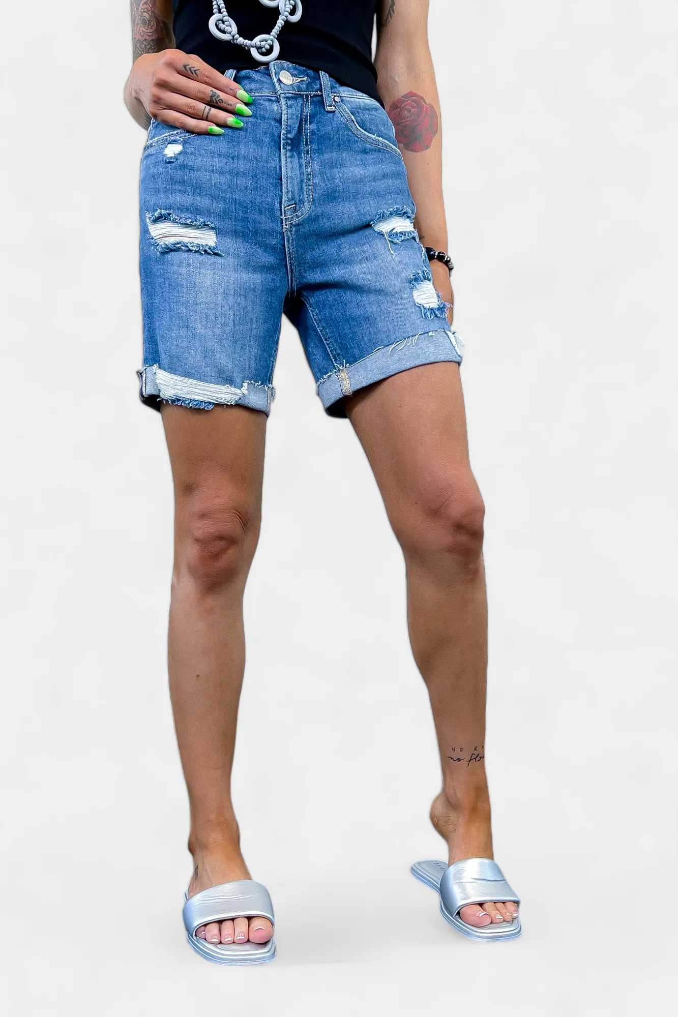 Risen RDS6047 Denim Shorts