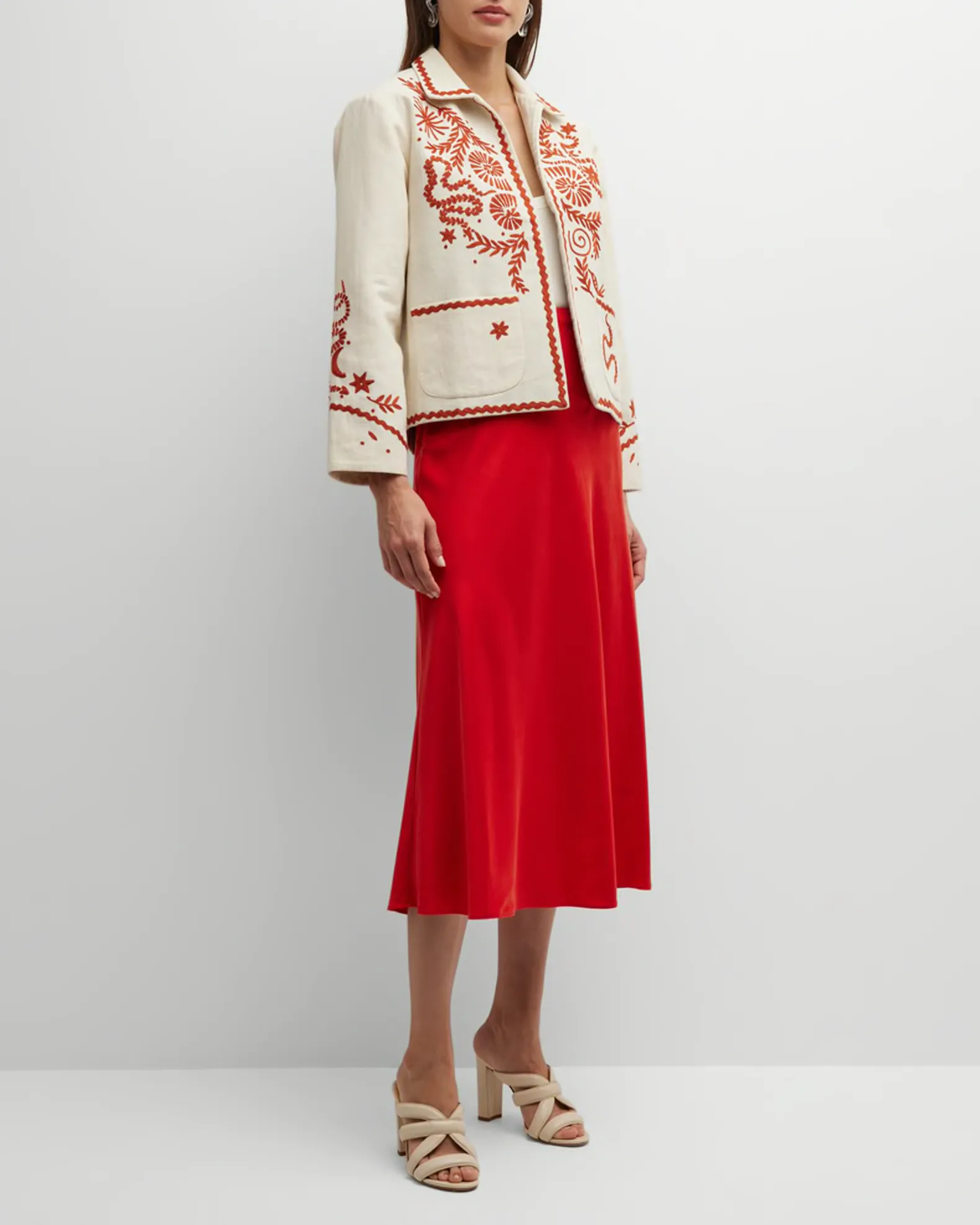 Snake & Snail Embroidered Jacket