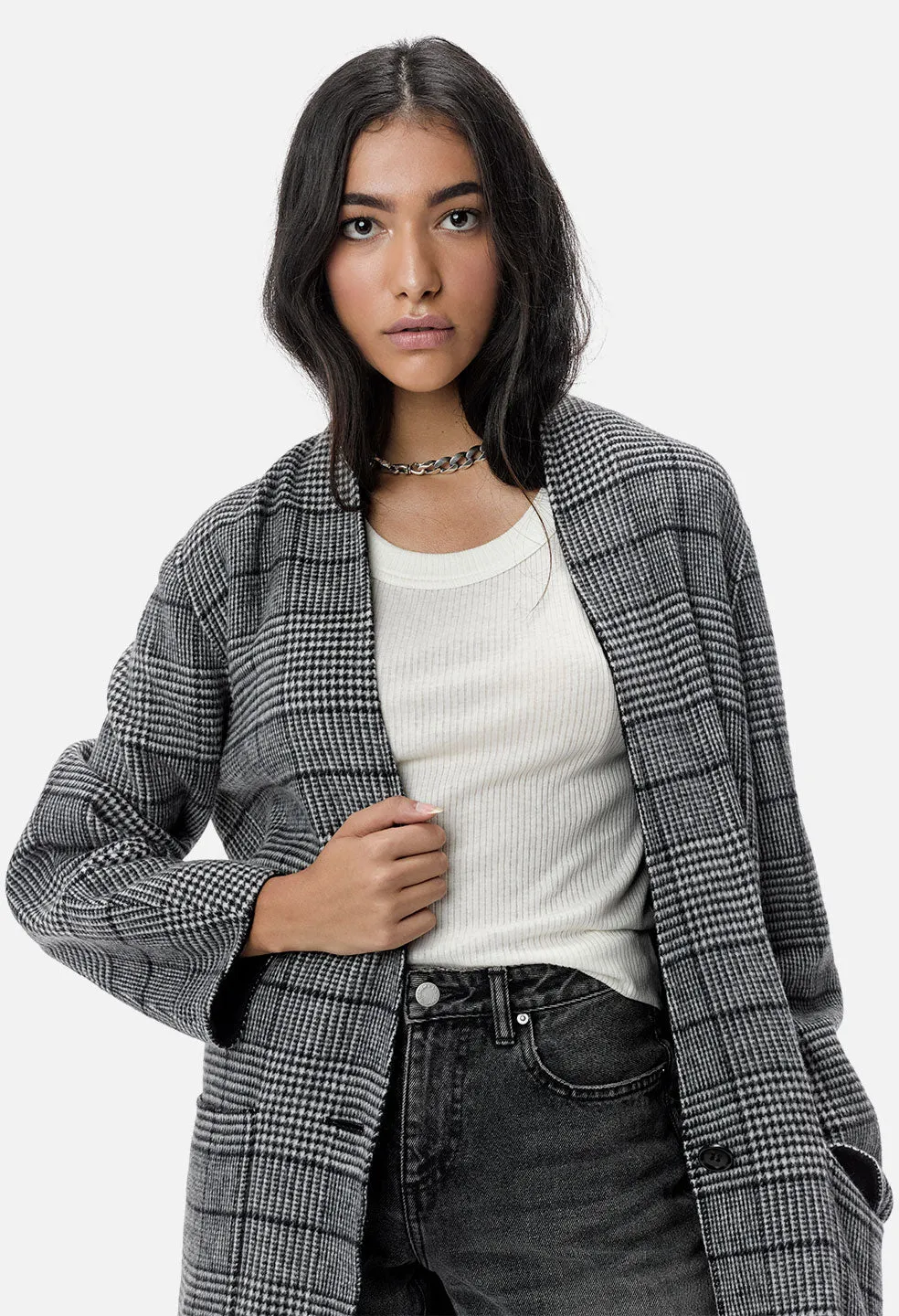 Stryke Coat / Houndstooth