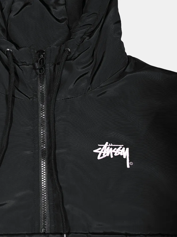 Stussy Kelly Windbreaker Puffa - Black