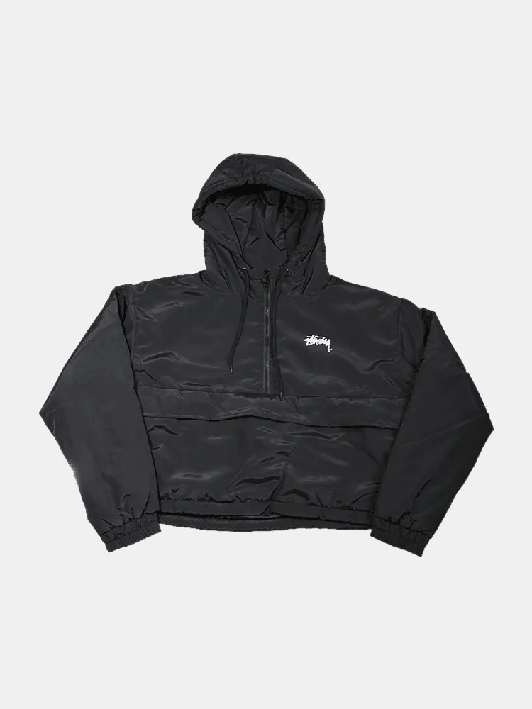 Stussy Kelly Windbreaker Puffa - Black