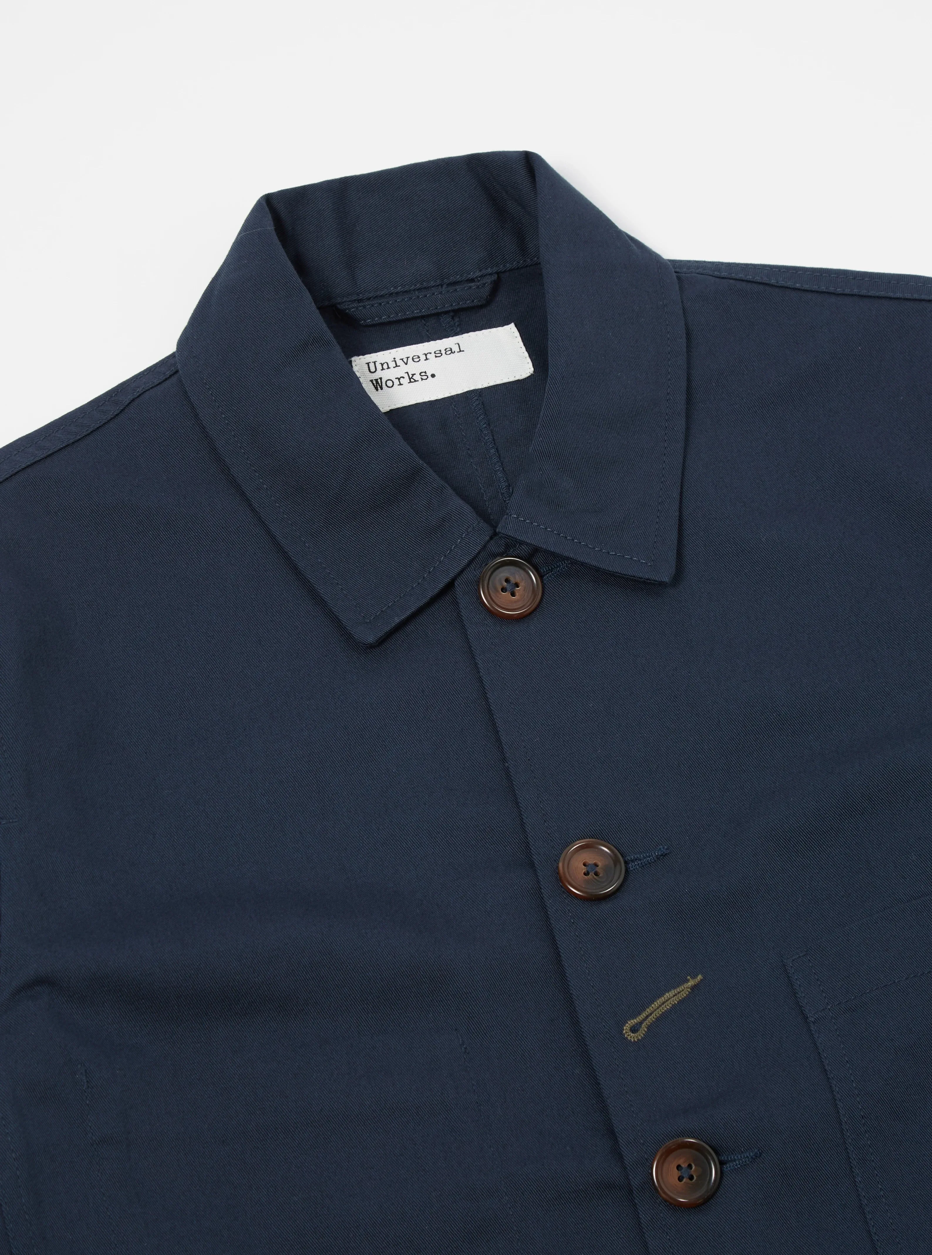 UNIVERSAL WORKS Bakers Jacket In Navy Twill