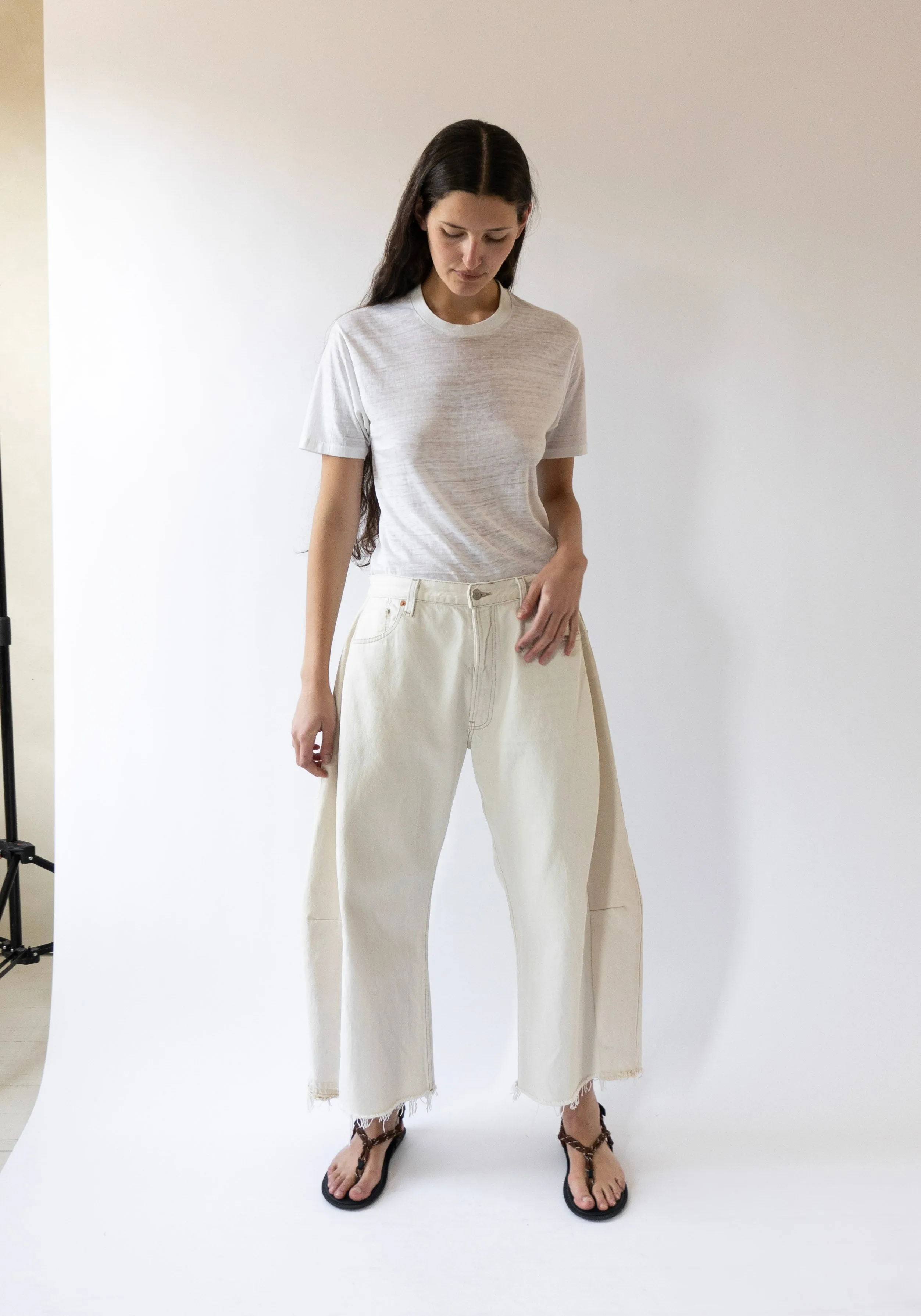 Vintage Lasso Jean in White